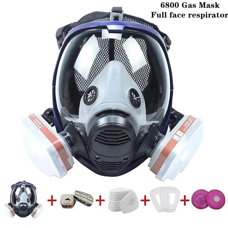 Dust Mask Construction - Maska przeciwgazowa 6800 Respirator przeciwpyłowy Przeciwmgielna