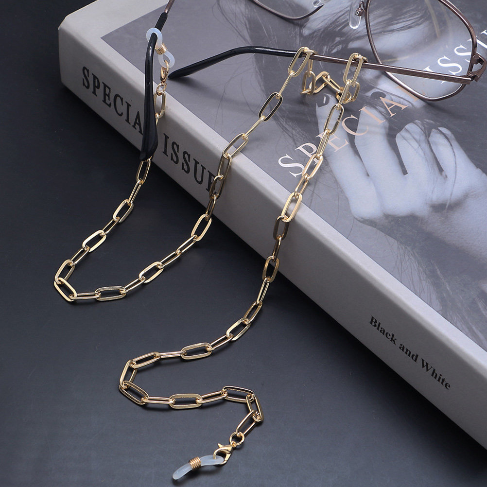 Złoty łańcuszek do okularów w  – Mask Chain Holder recenzja i cena