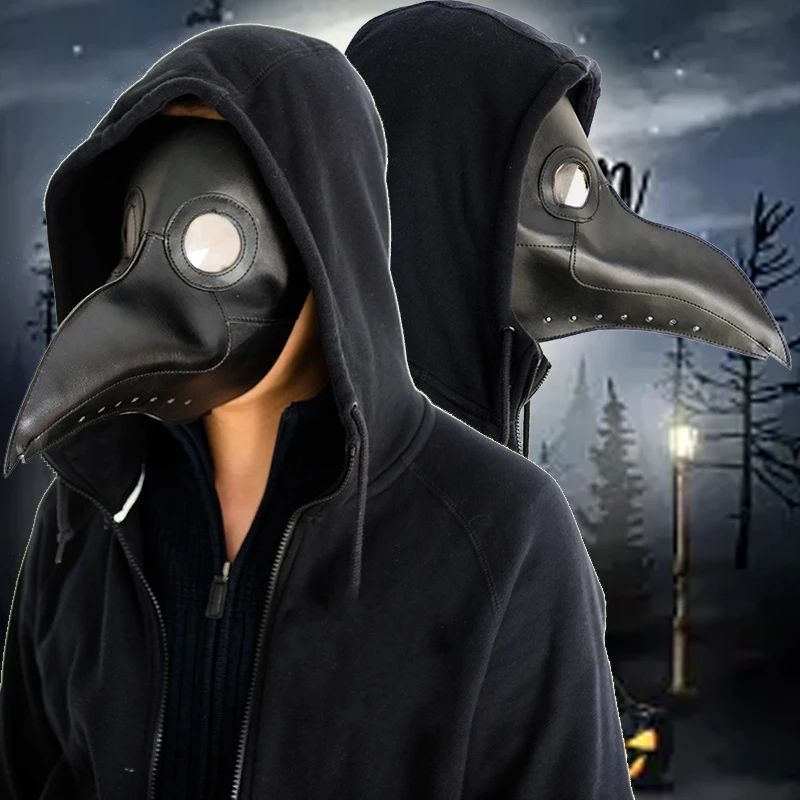 Halloween Czarna gumowa maska  – Disposable Surgical Mask recenzja i cena